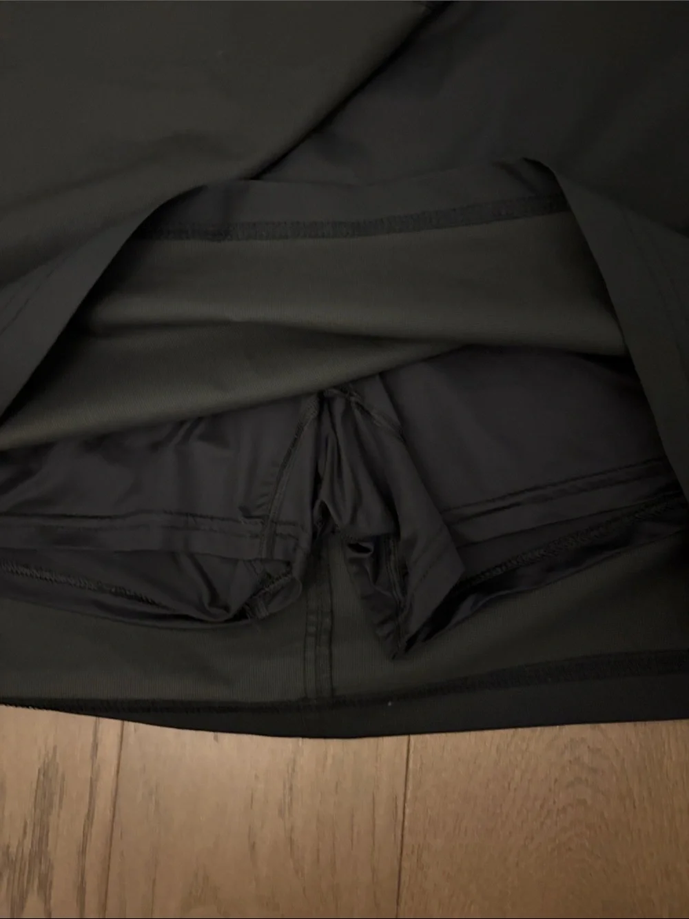 Avia Black Activewear Skort EUC